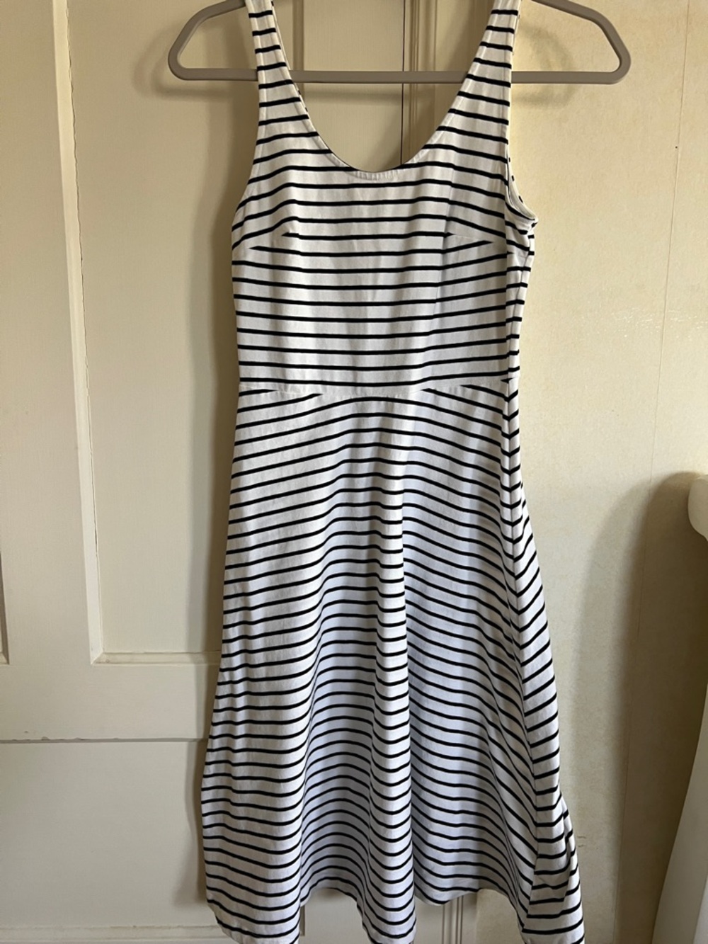 Black & White Striped Tank Dress